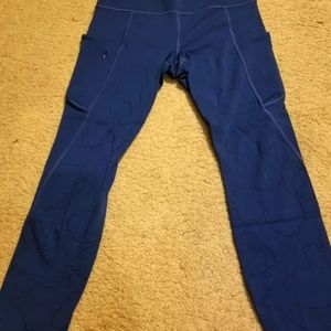 Athleta All Reaction Laser Cut leggings